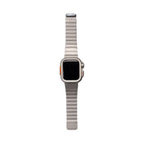 Apple Watch 44mm Zore KRD-126 Sert Kasa Koruyuculu Metal Kordon Gold