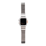 Apple Watch 44mm Zore KRD-126 Sert Kasa Koruyuculu Metal Kordon Siyah