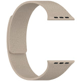 Apple Watch 44mm Zore KRD-136 Kabartma Desenli Silikon Kordon Beyaz