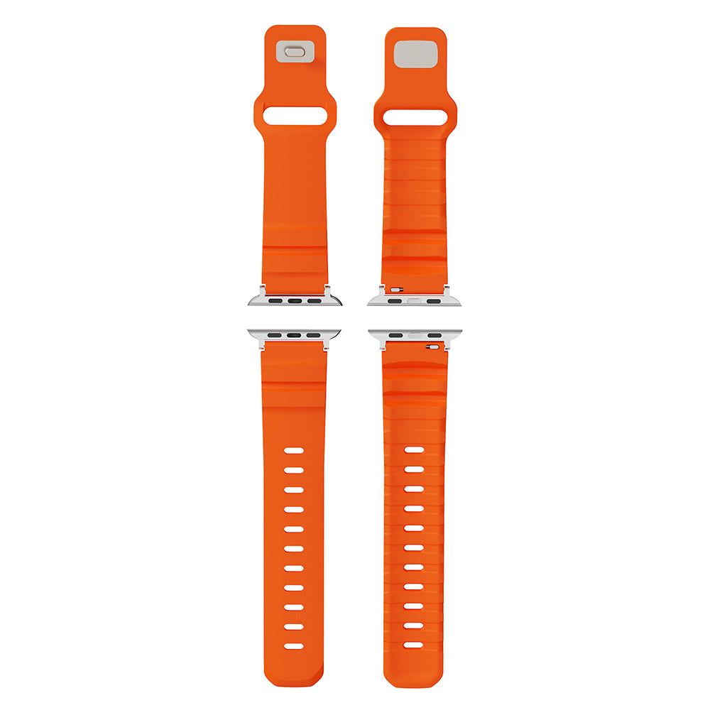 Apple Watch 44mm Zore KRD-143 Silikon Kordon Sarı