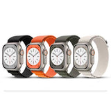 Apple Watch 44mm Zore KRD-74 Hasır Kordon Siyah-Füme