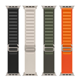 Apple Watch 44mm Zore KRD-74 Hasır Kordon Siyah-Füme