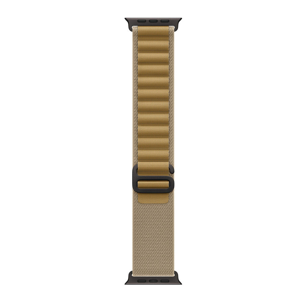 Apple Watch 44mm Zore KRD-74 Hasır Kordon Siyah-Füme