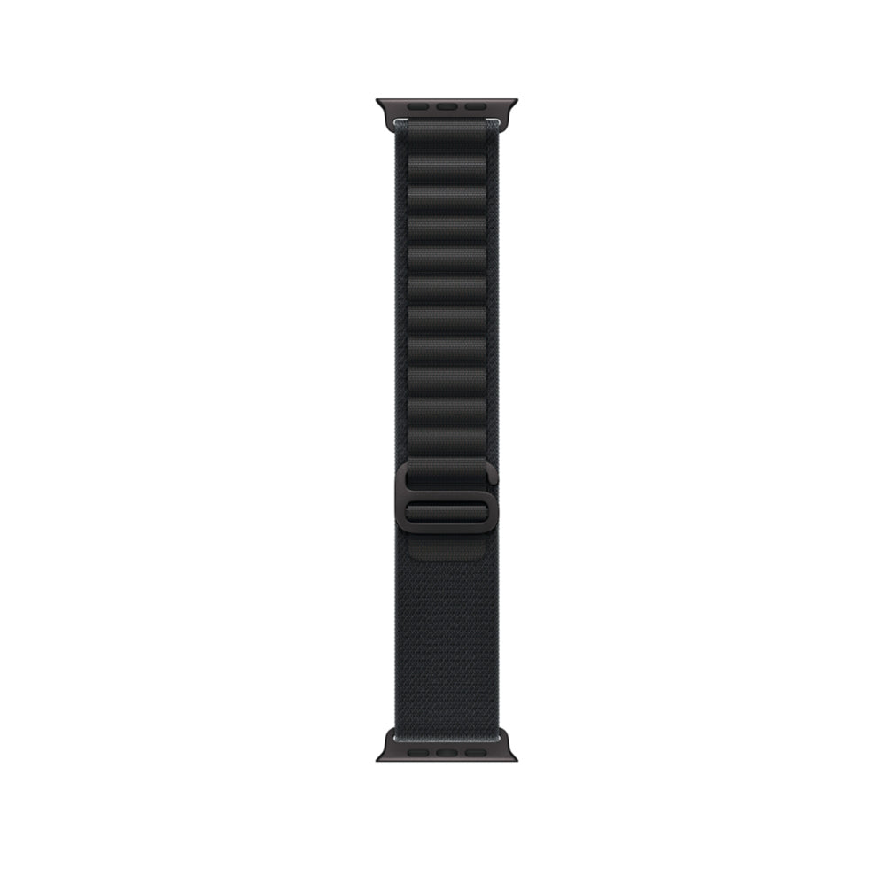 Apple Watch 44mm Zore KRD-74 Hasır Kordon Siyah-Füme