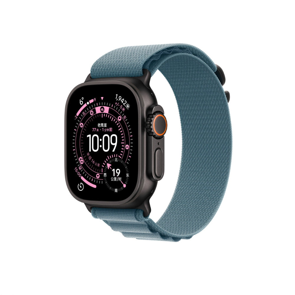 Apple Watch 44mm Zore KRD-74 Hasır Kordon Açık Mavi