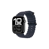 Apple Watch 44mm Zore KRD-75 Silikon Kordon Mat Lacivert