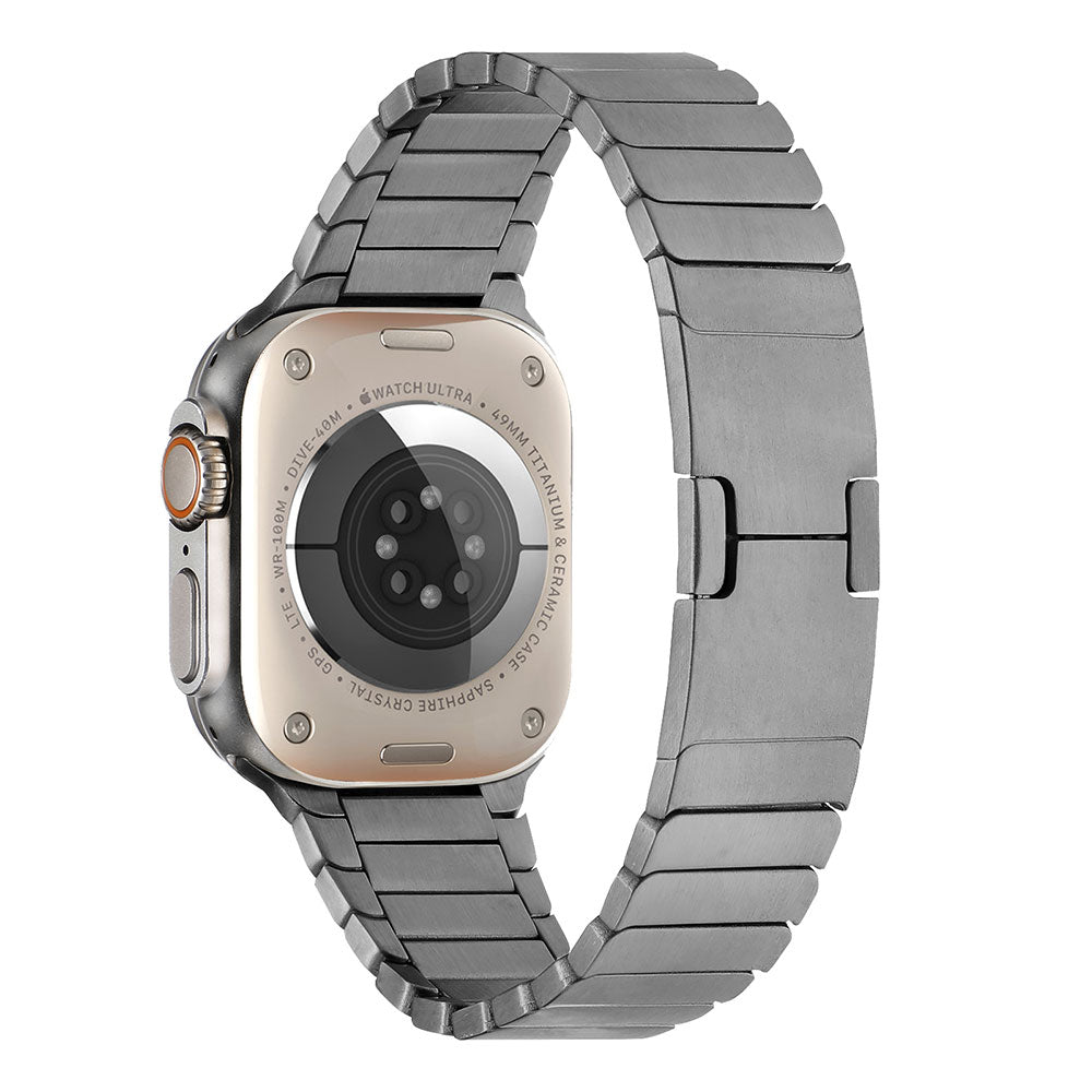 Apple Watch 44mm Zore KRD-82 Metal Kordon Gri