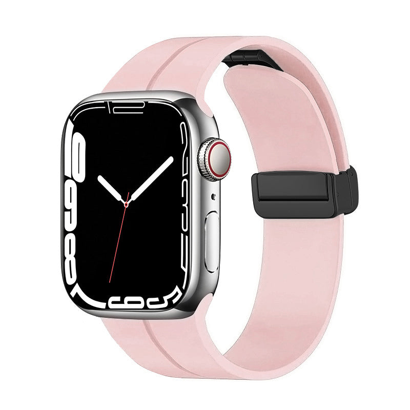 Apple Watch 44mm Zore KRD-84 Silikon Kordon Rose Gold