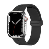 Apple Watch 44mm Zore KRD-84 Silikon Kordon Siyah
