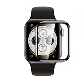 Apple Watch 44mm Zore PMMA Silikon Body Saat Ekran Koruyucu Siyah