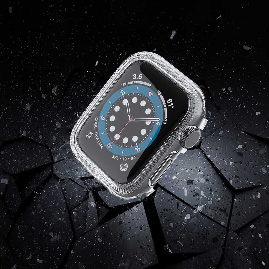 Apple Watch 44mm Zore Watch Gard 03 Kasa Koruyucu Turuncu