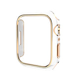 Apple Watch 44mm Zore Watch Gard 06 Sert PC Koruyucu Pembe