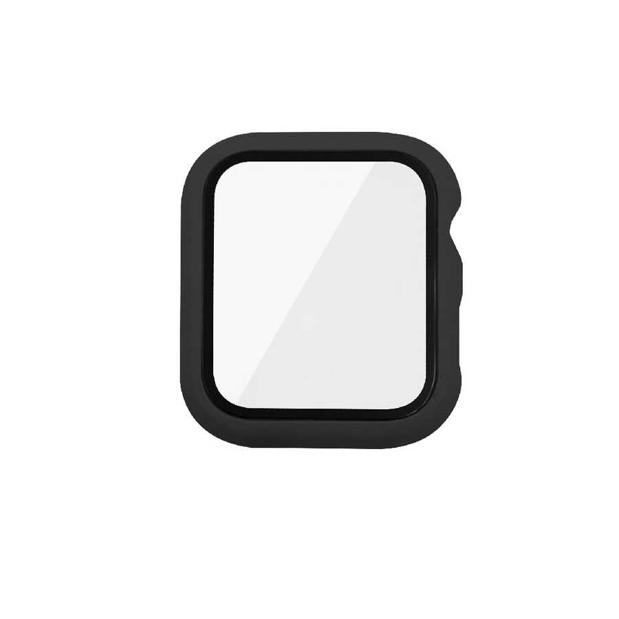 Apple Watch 44mm Zore Watch Gard 07 Sert PC Koruyucu Siyah
