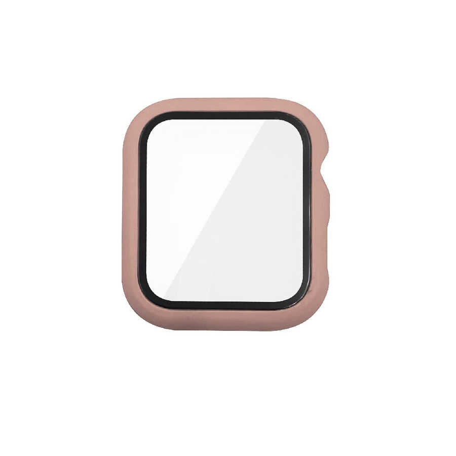 Apple Watch 44mm Zore Watch Gard 07 Sert PC Koruyucu Gümüş