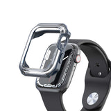 Apple Watch 44mm Zore Watch Gard 08 Sert PC + Silikon Koruyucu Siyah