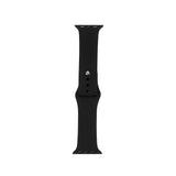 Apple Watch 7 41mm Band Serisi Klasik Kordon Silikon Strap Kayış Siyah