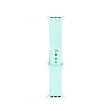 Apple Watch 7 41mm Band Serisi Klasik Kordon Silikon Strap Kayış Emerald Green