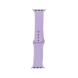 Apple Watch 7 41mm Band Serisi Klasik Kordon Silikon Strap Kayış Mor