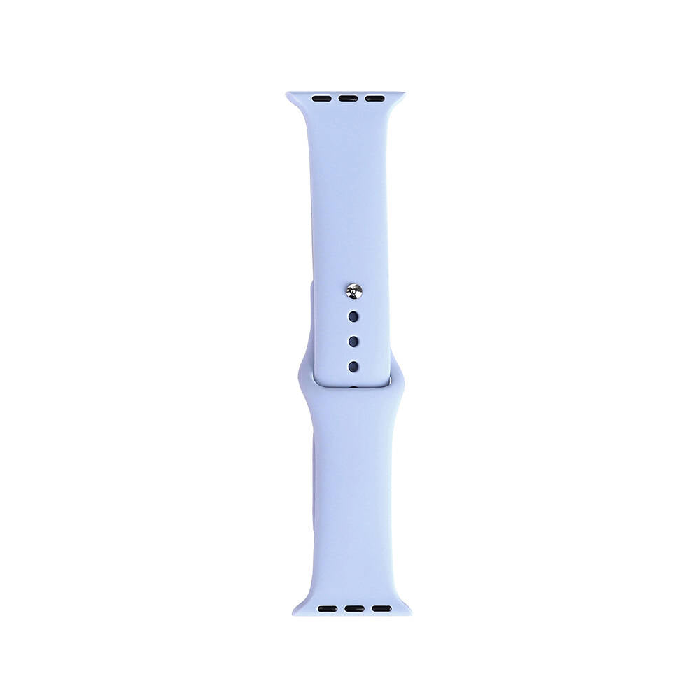 Apple Watch 7 41mm Band Serisi Klasik Kordon Silikon Strap Kayış İce Sea Blue