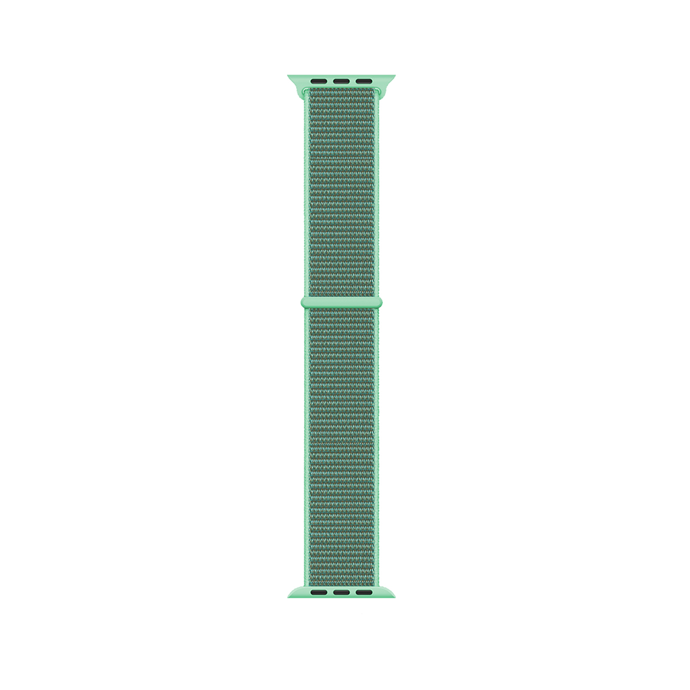 Apple Watch 7 41mm Kordon Band-03 Serisi Hasır Strap Kayış Spearmint