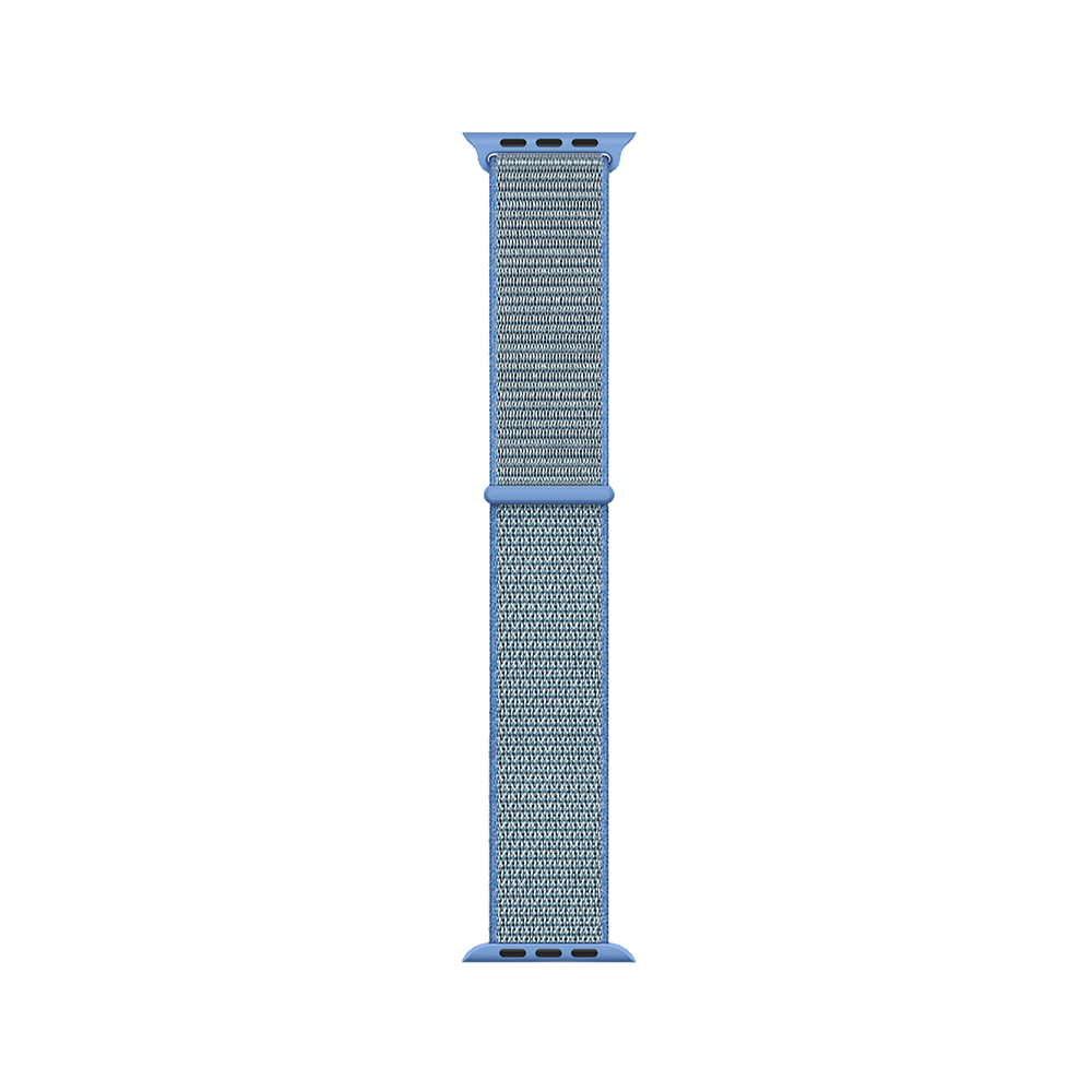 Apple Watch 7 41mm Kordon Band-03 Serisi Hasır Strap Kayış Tahoc Blue