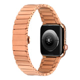 Apple Watch 7 41mm Kordon KRD-79 Metal Strap Kayış Gri