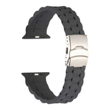 Apple Watch 7 41mm KRD-72 Silikon Kordon Gri