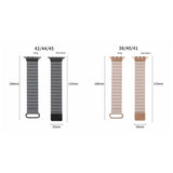 Apple Watch 7 41mm KRD-78 PU Deri Kordon Strap Kayış Siyah