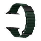 Apple Watch 7 41mm KRD-78 PU Deri Kordon Strap Kayış Beyaz