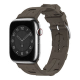 Apple Watch 7 41mm KRD-92 Silikon Kordon Siyah