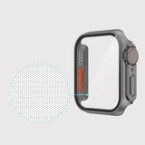 Apple Watch 7 41mm - Watch Ultra 49mm Kasa Dönüştürücü ve Ekran Koruyucu Zore Watch Gard 26 Gri