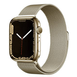 Apple Watch 7 41mm Zore Band-01 Metal Kordon Gold