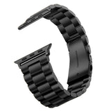 Apple Watch 7 41mm Zore Band-04 Metal Kordon Siyah