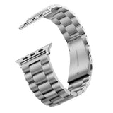 Apple Watch 7 41mm Zore Band-04 Metal Kordon Gümüş