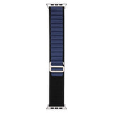 Apple Watch 7 41mm Zore Band-74 Hasır Kordon Midnight