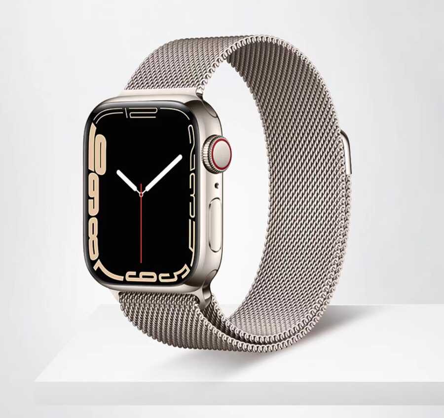 Apple Watch 7 41mm Zore KRD-01 Metal Kordon Olive