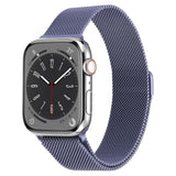 Apple Watch 7 41mm Zore KRD-01 Metal Kordon Derin Mor