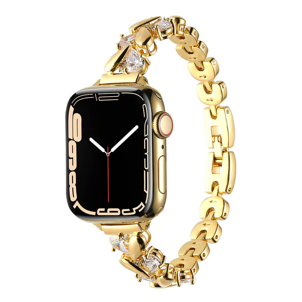 Apple Watch 7 41mm Zore KRD-103 Metal Kordon Gold