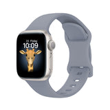 Apple Watch 7 41mm Zore KRD-131 Silikon Kordon Strap Kayış Lavendery Gray