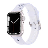 Apple Watch 7 41mm Zore KRD-156 Silikon Kordon Küçük Yıldız