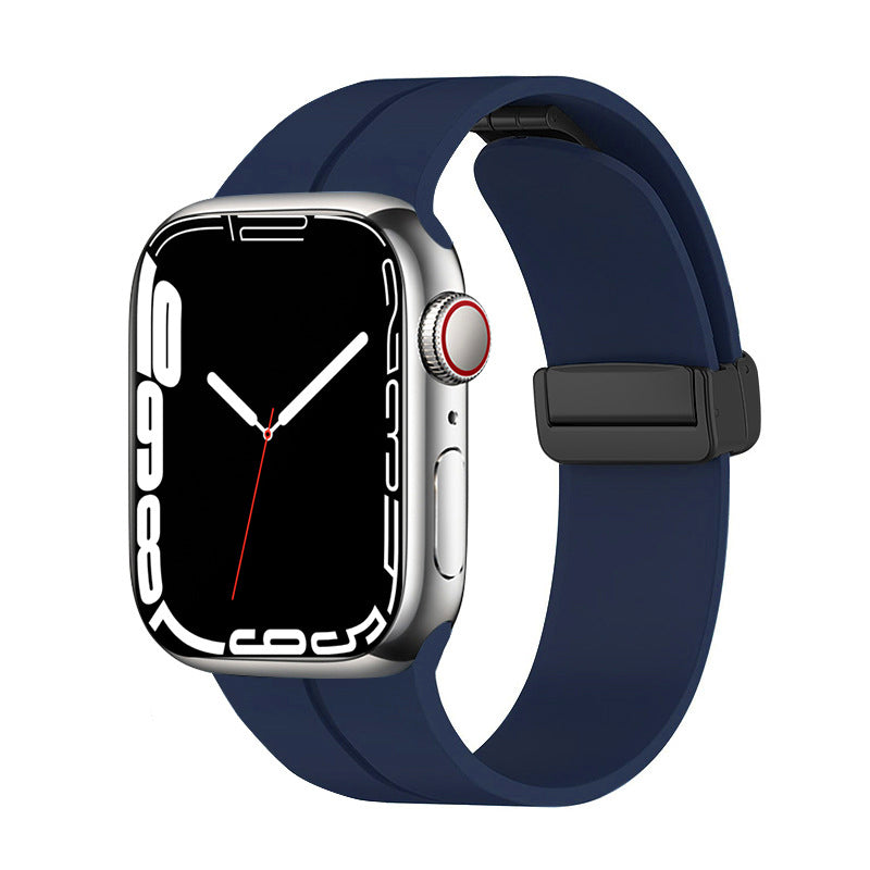 Apple Watch 7 41mm Zore KRD-84 Silikon Kordon Turuncu