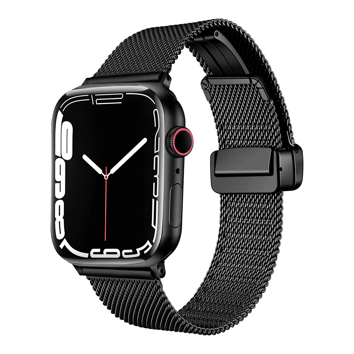 Apple Watch 7 41mm Zore KRD-85 Metal Kordon Siyah