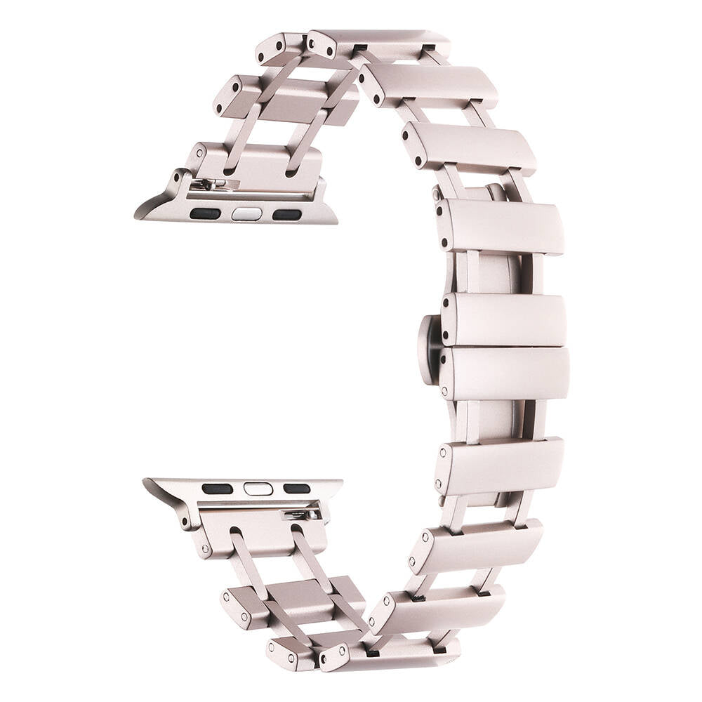 Apple Watch 7 41mm Zore KRD-96 Metal Kordon Starlight