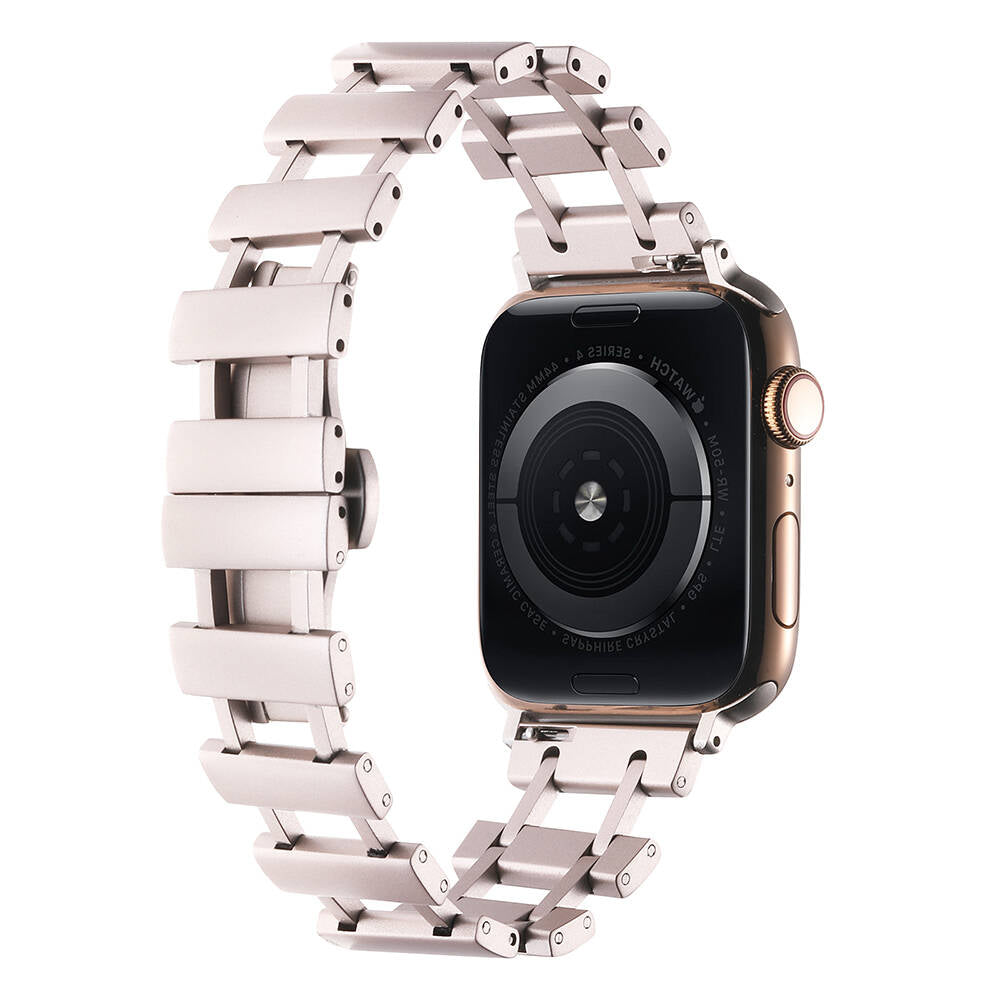 Apple Watch 7 41mm Zore KRD-96 Metal Kordon Starlight