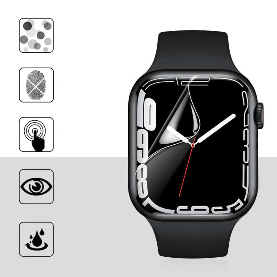 Apple Watch 7 41mm Zore Narr Tpu Body Ekran Koruyucu Renksiz