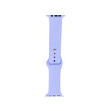 Apple Watch 7 45mm Band Serisi Klasik Kordon Silikon Strap Kayış Lila