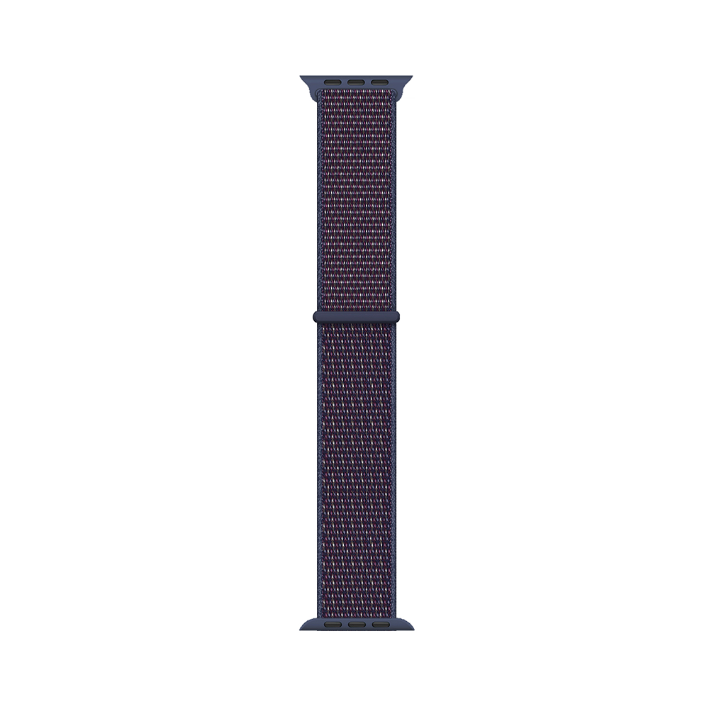 Apple Watch 7 45mm Kordon Band-03 Serisi Hasır Strap Kayış İndigo