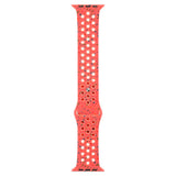 Apple Watch 7 45mm Kordon Yeni Seri 2023 KRD-02 Silikon Strap Kayış Krem