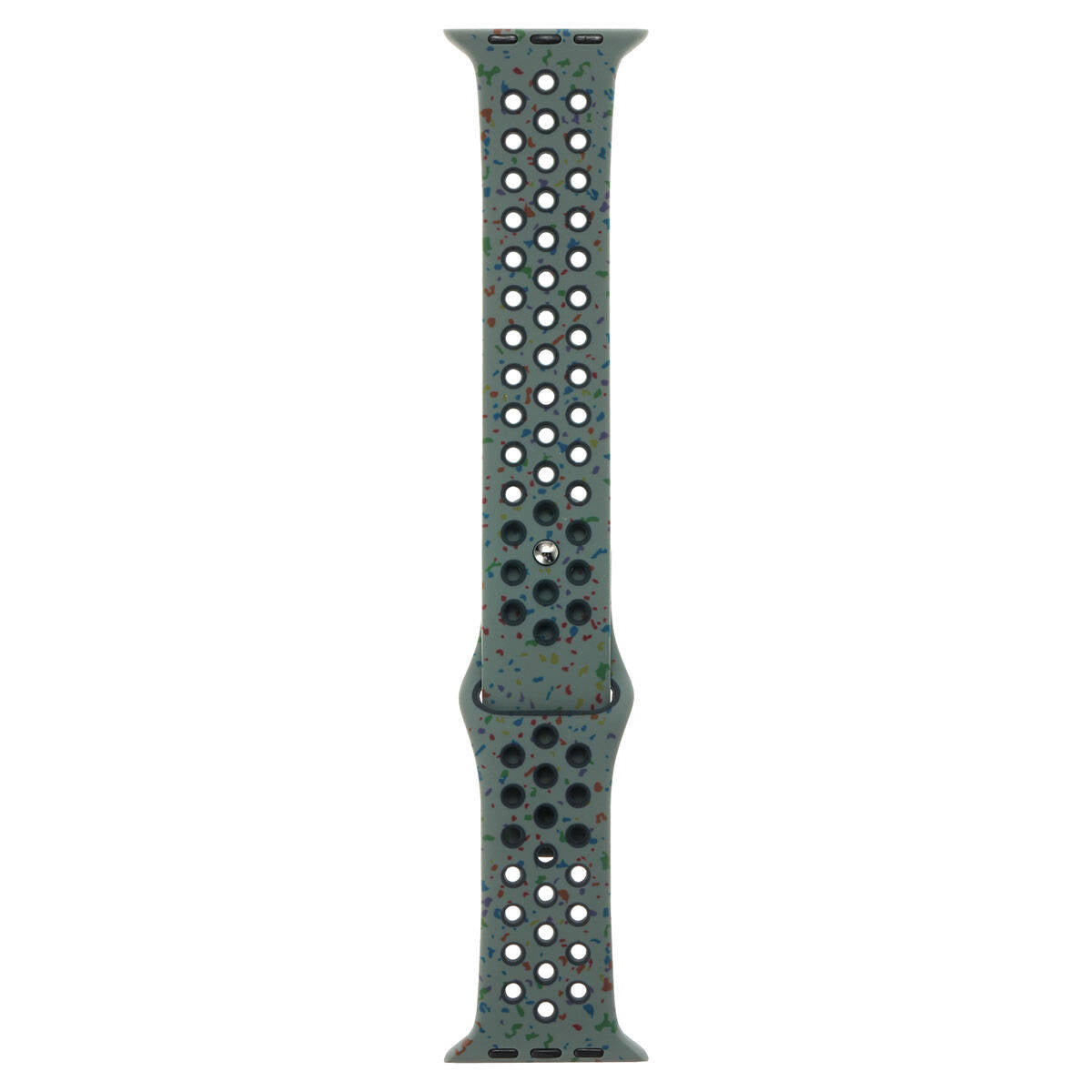 Apple Watch 7 45mm Kordon Yeni Seri 2023 KRD-02 Silikon Strap Kayış Krem