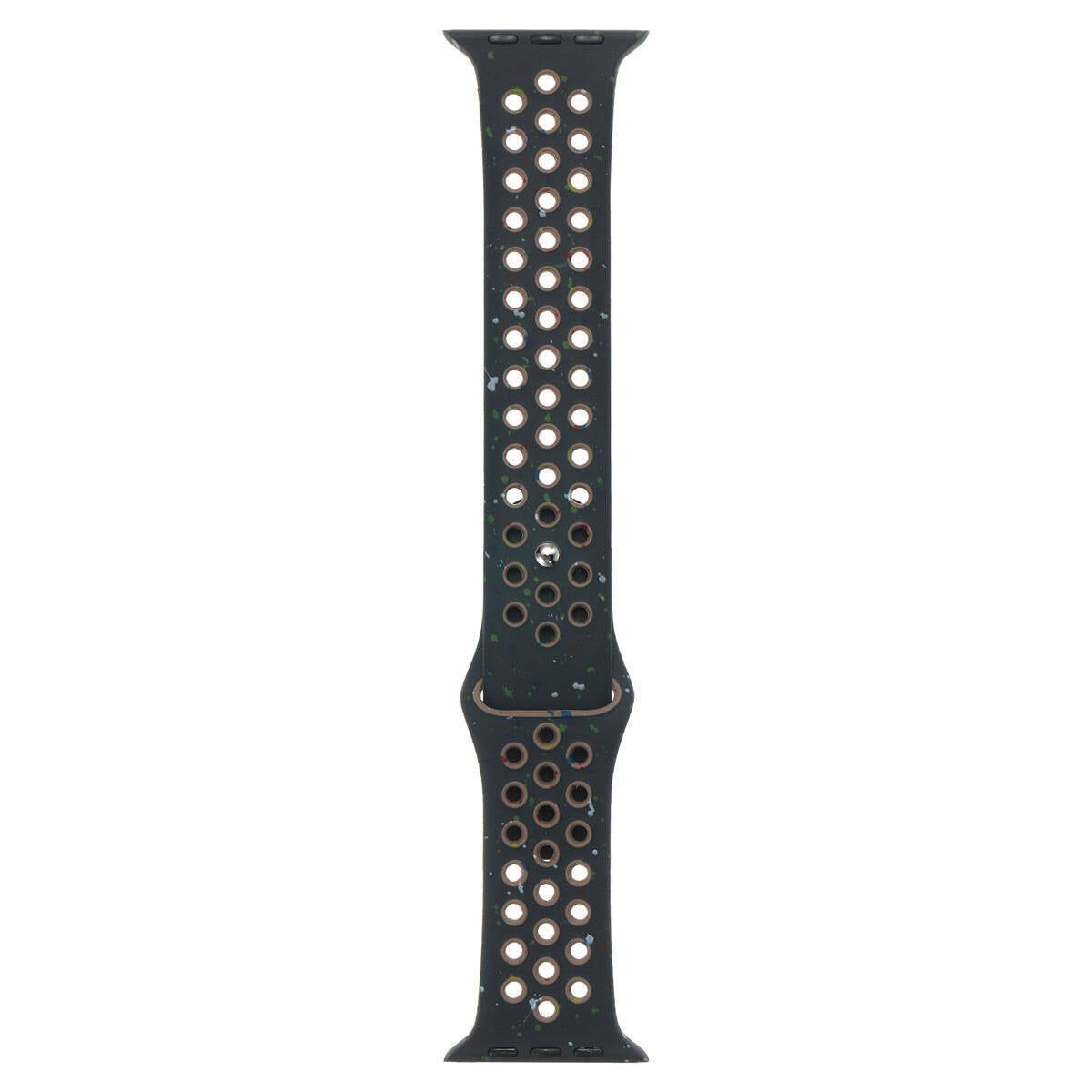 Apple Watch 7 45mm Kordon Yeni Seri 2023 KRD-02 Silikon Strap Kayış Krem